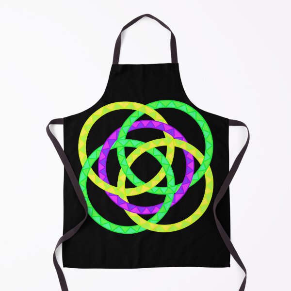 Item preview, Neon Woven Rings- Five Interlocking Rings Pattern (Variant Fourteen) designed and sold by nathanielmeeart.