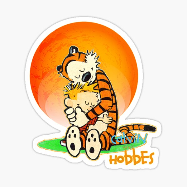 Calvin und Hobbes Sticker