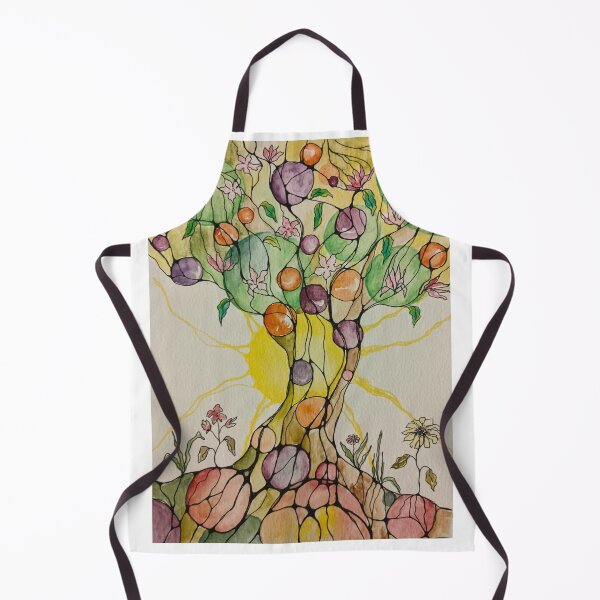 Item preview, Tree of wonders with sun, fruits and flowers designed and sold by yul4ik80.