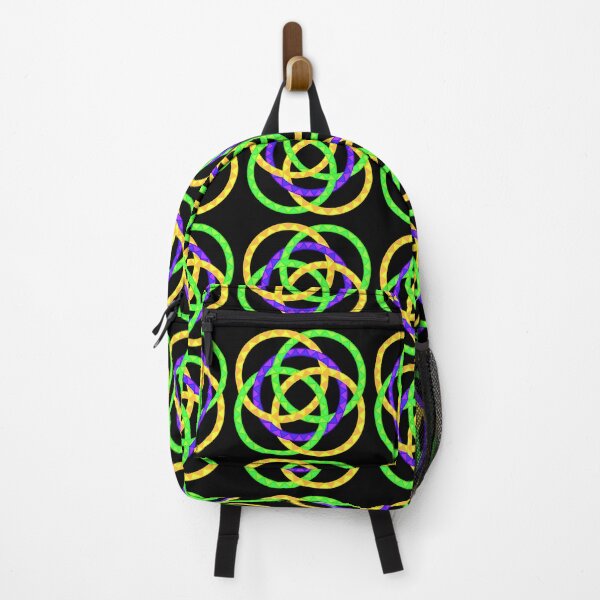 Item preview, Neon Woven Rings- Five Interlocking Rings Pattern (Variant Fifteen) designed and sold by nathanielmeeart.