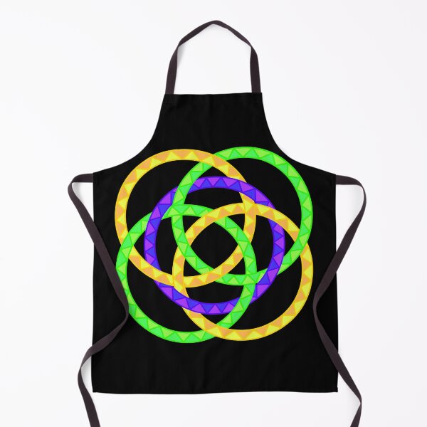 Item preview, Neon Woven Rings- Five Interlocking Rings Pattern (Variant Fifteen) designed and sold by nathanielmeeart.