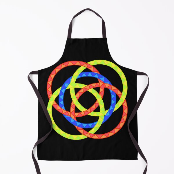 Item preview, Neon Woven Rings- Five Interlocking Rings Pattern (Variant Seventeen) designed and sold by nathanielmeeart.