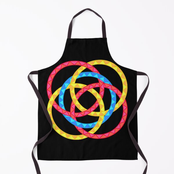 Item preview, Neon Woven Rings- Five Interlocking Rings Pattern (Variant Eighteen) designed and sold by nathanielmeeart.