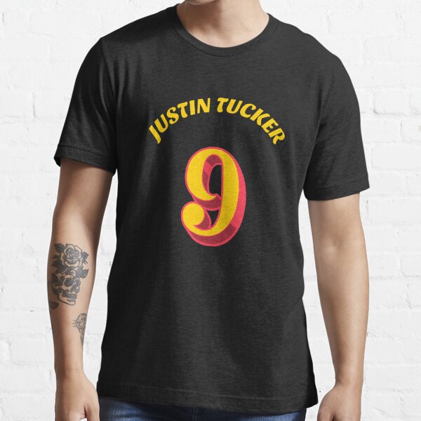 justin tucker Essential T-Shirt for Sale by Weirdu