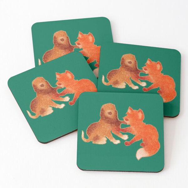 Item preview, Watercolor Silhouette The Fox and the Hound designed and sold by Krystal280791 Shop.