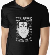 Ted Cruz Zodiac Killer Men's V-Neck T-Shirt