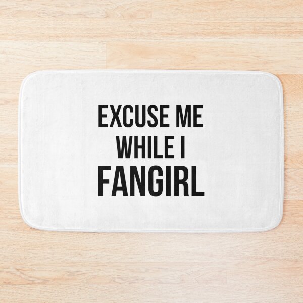 Item preview, Excuse Me While I Fangirl Fitted Scoop  designed and sold by CharmbyMA.