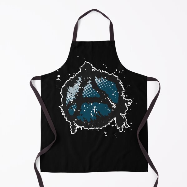 Item preview, Anarchy Symbol in Blue Grey designed and sold by iscaStudioArt.