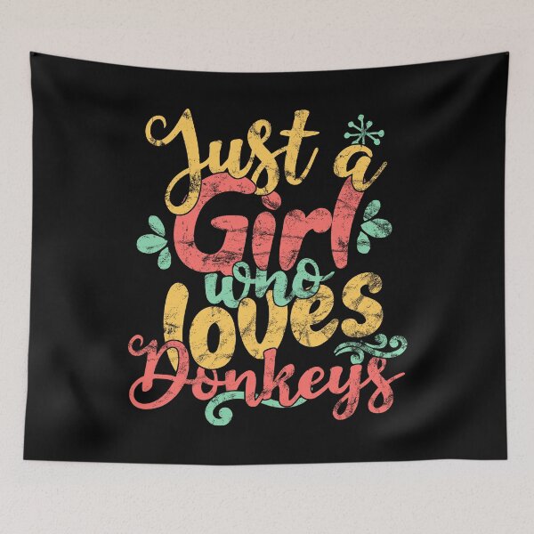 Item preview, Just A Girl Who Loves Donkeys Gift product designed and sold by theodoros20.