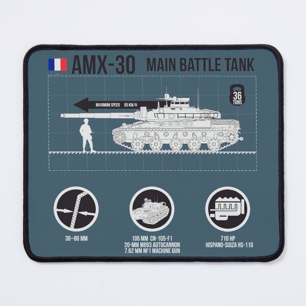 Item preview, Infographic French tank AMX 30 designed and sold by FAawRay.