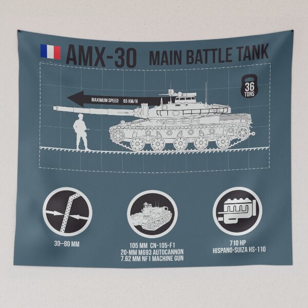 Item preview, Infographic French tank AMX 30 designed and sold by FAawRay.