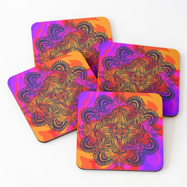 Item preview, Neon mandala designed and sold by HibiscusHeron.