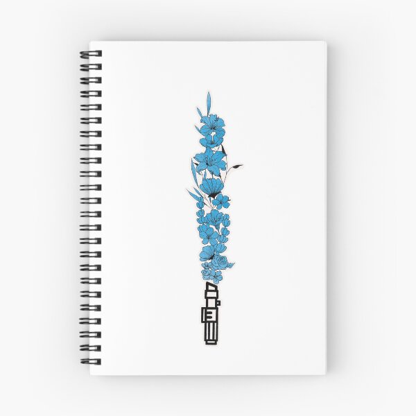 Item preview, floral lightsaber blue designed and sold by akamandyy.