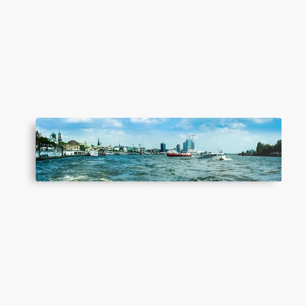 hamburger hafen 01 Metal Print