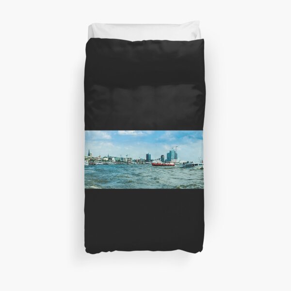 hamburger hafen 01 Duvet Cover