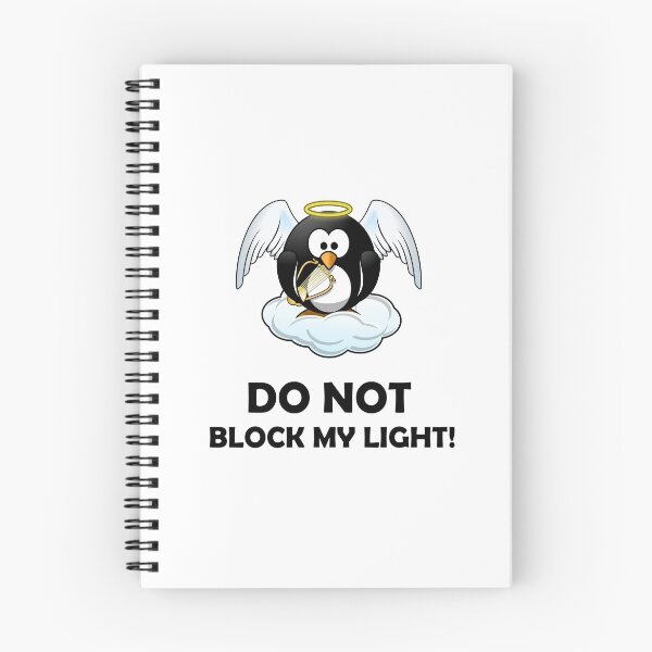 Item preview, Do Not Block My Light - Angel Penguin designed and sold by Bennymp.