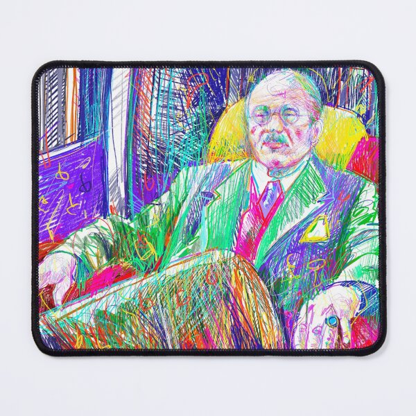Item preview, CARL JUNG colored pencils portrait .1 designed and sold by lautir.