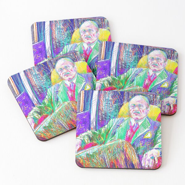 Item preview, CARL JUNG colored pencils portrait .1 designed and sold by lautir.