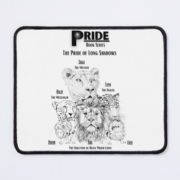 The Pride of Long Shadows With Character Names Mouse Pad