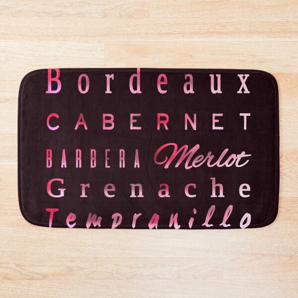 Item preview, Types of Red Wine Typography Poster designed and sold by tanjica.