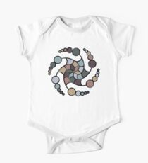 Earth Tones Mandala Short Sleeve Baby One-Piece