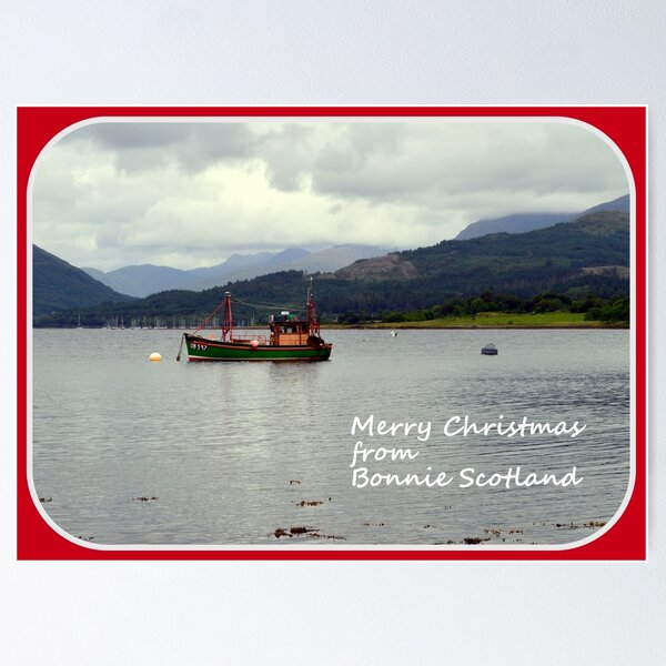 Item preview, Scottish Christmas Card - Bonnie Scotland designed and sold by William Lighterness.