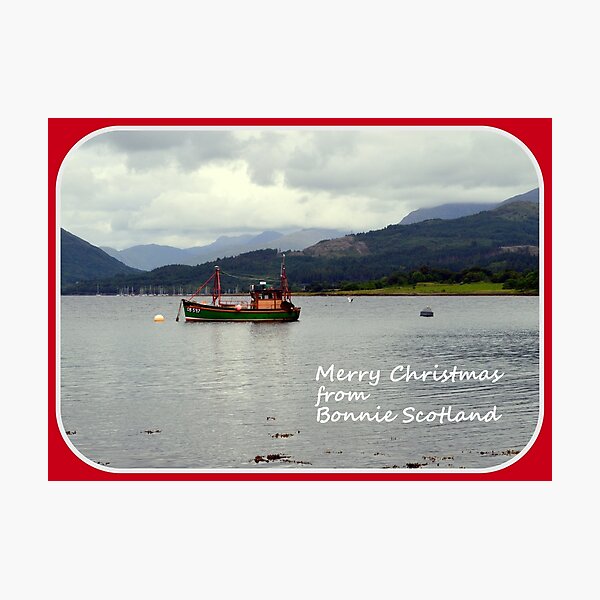 Item preview, Scottish Christmas Card - Bonnie Scotland designed and sold by William Lighterness.