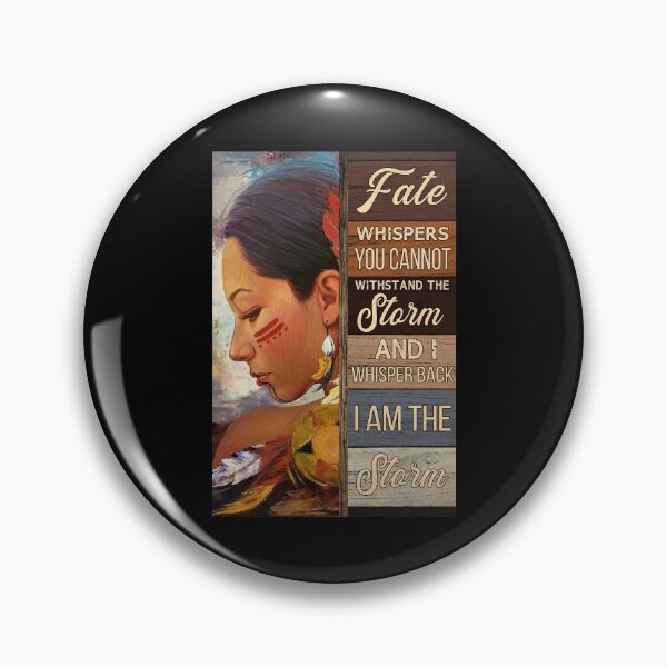 Item preview, Native american woman whisper back i am the storm designed and sold by chinulove.