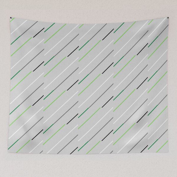 Item preview, Minimalist Aromantic Flag - diagonal designed and sold by thesassypanda.