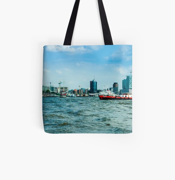 hamburger hafen 01 All Over Print Tote Bag