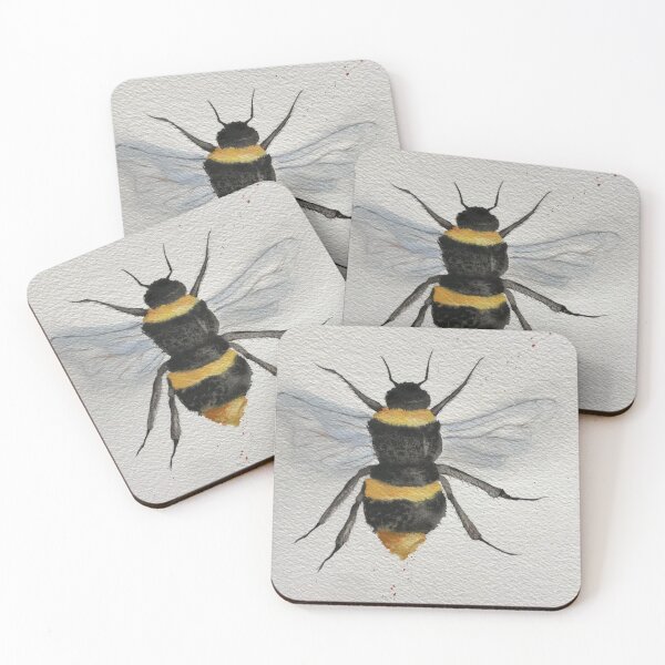 Item preview, Bee 2 in Watercolour  designed and sold by lilacshoes_art.