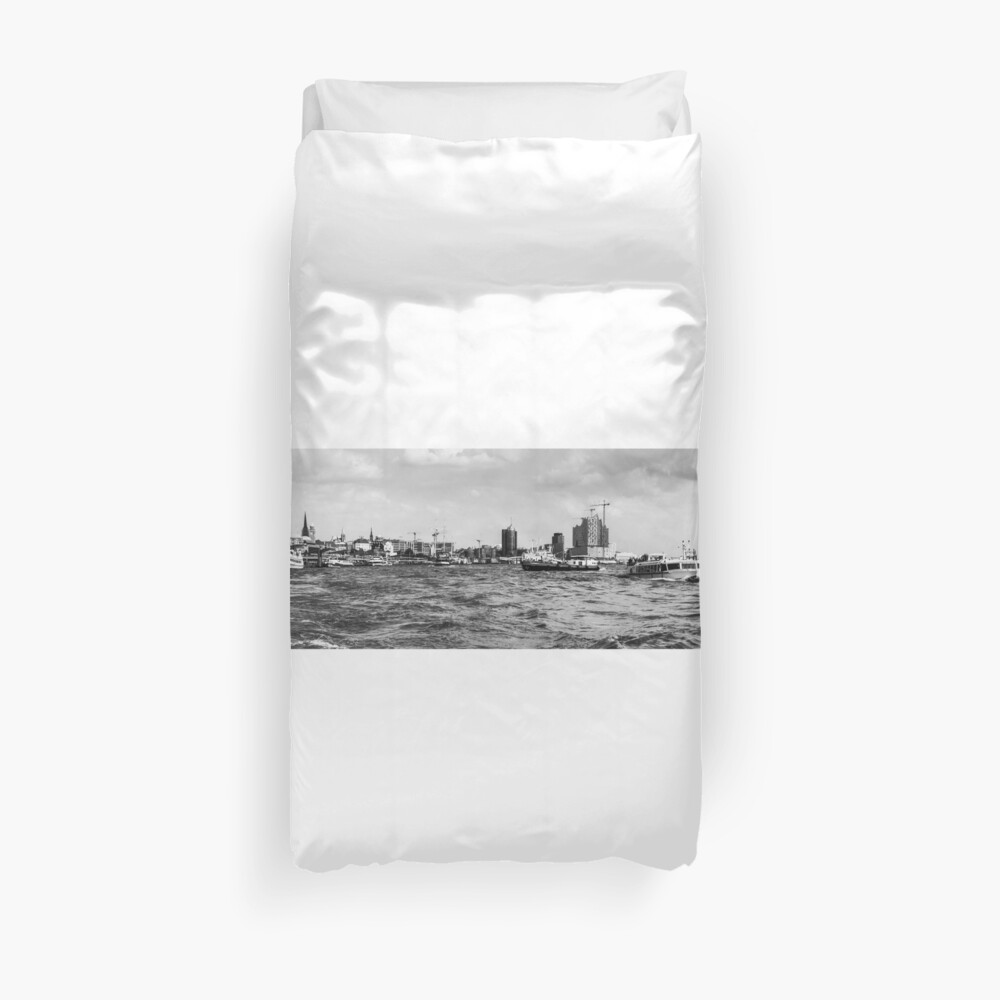 hamburger hafen 02 Duvet Cover