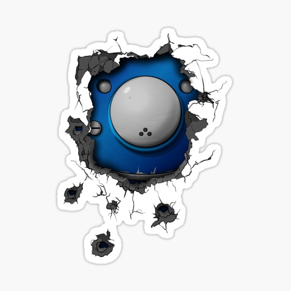 Item preview, Bullet-riddled wall - Tachikoma designed and sold by heavyplasma.