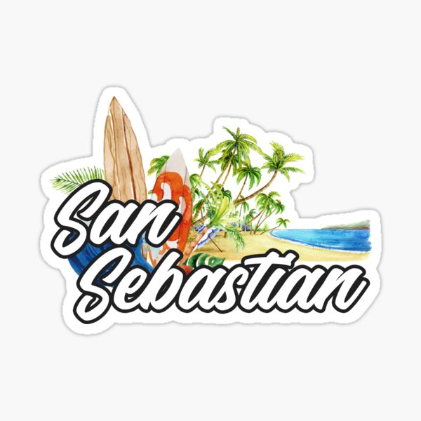 Vista previa del artículo con la obra «San Sebastian surf. San Sebastian trip», diseñado y vendido por chrlalexandru.
