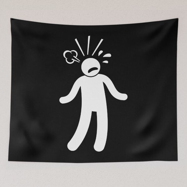 Item preview, Whining Man - Stickman White Version designed and sold by Stickman--.