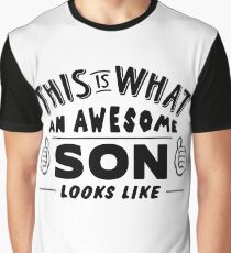 This Is What An Awesome Son Looks Like Graphic T-Shirt