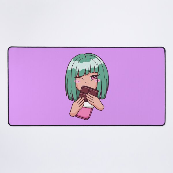 Item preview, Chocolate Bar Anime Girl designed and sold by Cute and Funny Animal Art Designs.