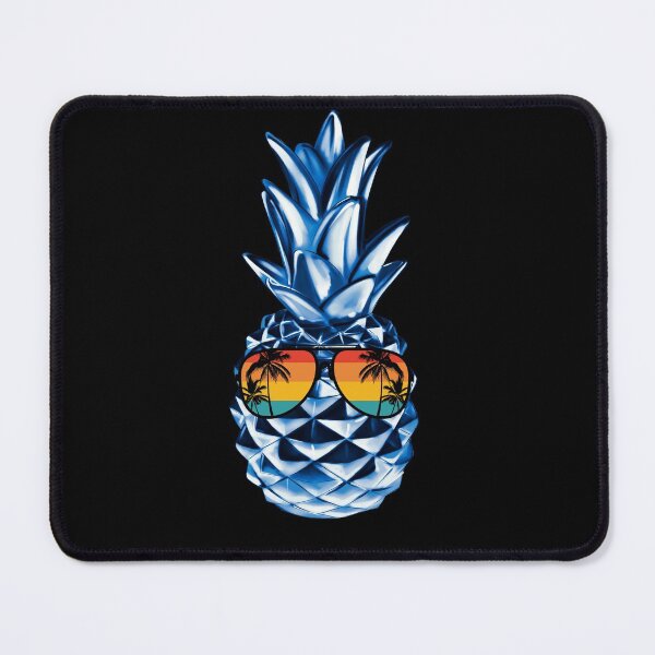 Item preview, Blue Pineapple With Sunglasses Summer Aloha Beach Hawaii designed and sold by AlexaTees.