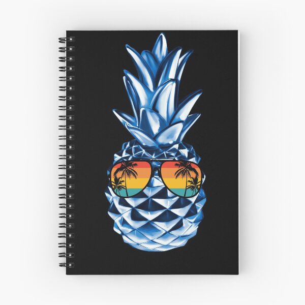 Item preview, Blue Pineapple With Sunglasses Summer Aloha Beach Hawaii designed and sold by AlexaTees.