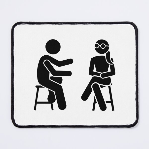 Item preview, Man Discussing With Woman - Stickman designed and sold by Stickman--.