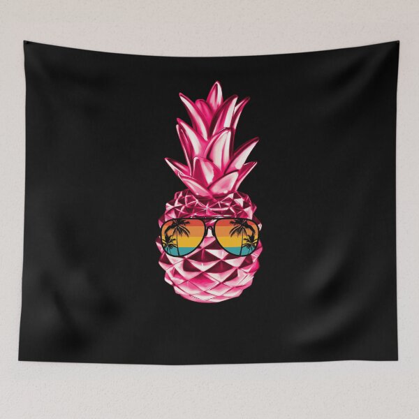 Item preview, Pink Pineapple With Sunglasses Summer Aloha Beach Hawaii designed and sold by AlexaTees.