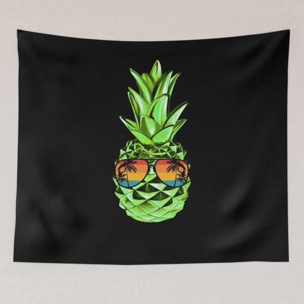 Item preview, Green Pineapple With Sunglasses Summer Aloha Beach Hawaii designed and sold by AlexaTees.