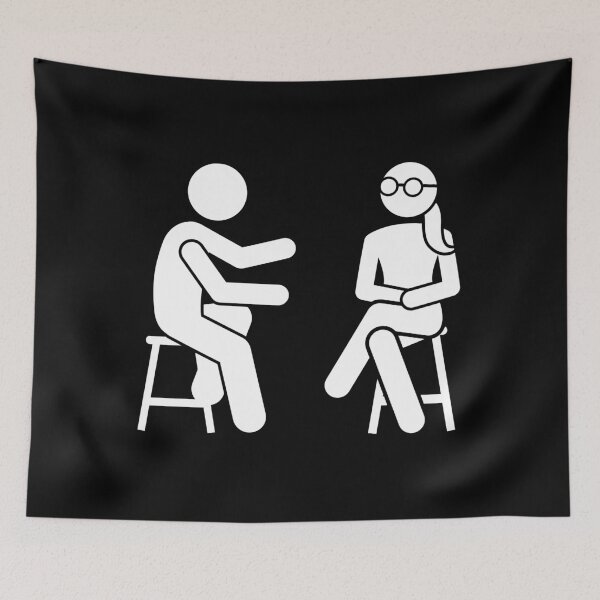 Item preview, Man Discussing With Woman - Stickman White Version designed and sold by Stickman--.