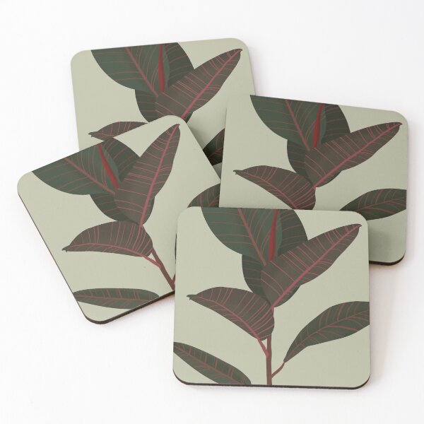 Item preview, Ficus Elastica Burgundy designed and sold by tessartsweden.