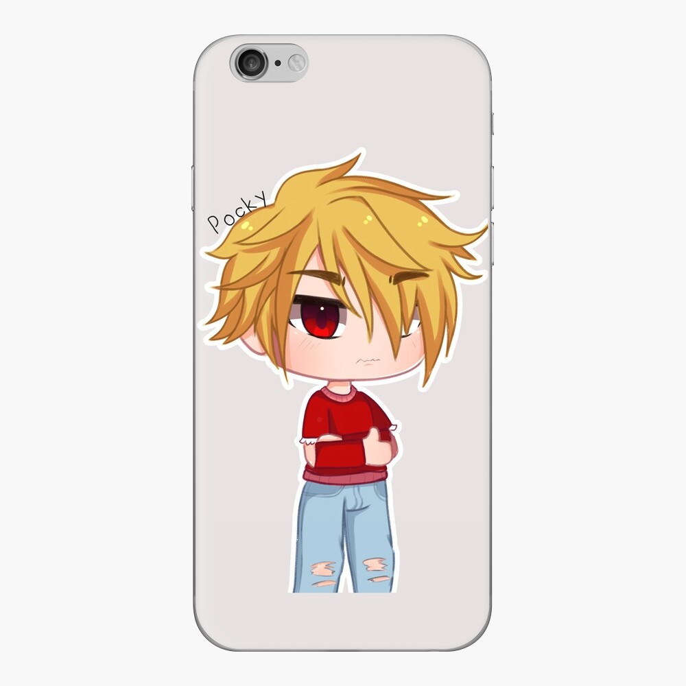 Gacha Life Boy with Blond Hair and Red Eyes Postcard for Sale by
