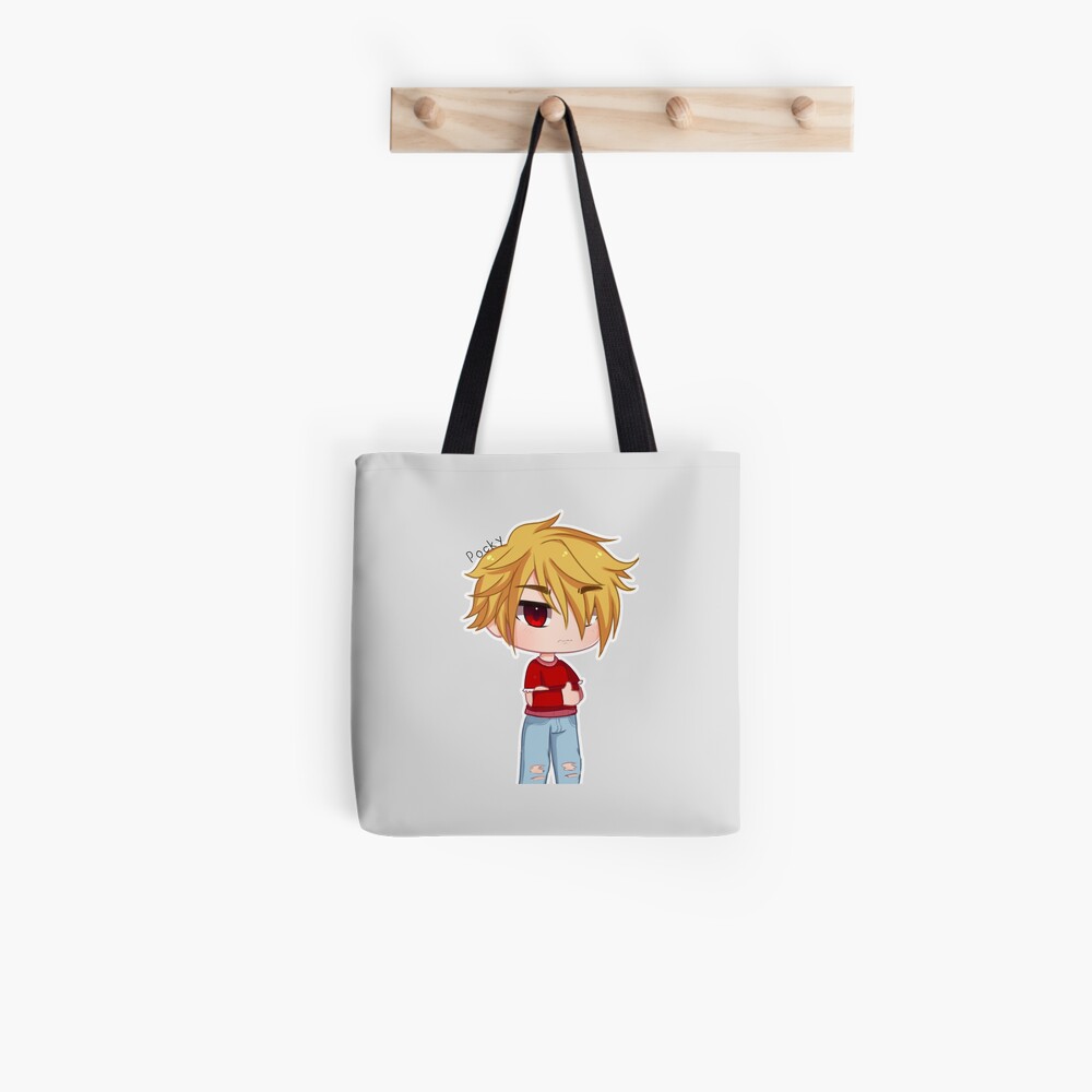 "Gacha Life Boy with Blond Hair and Red Eyes" Tote Bag by