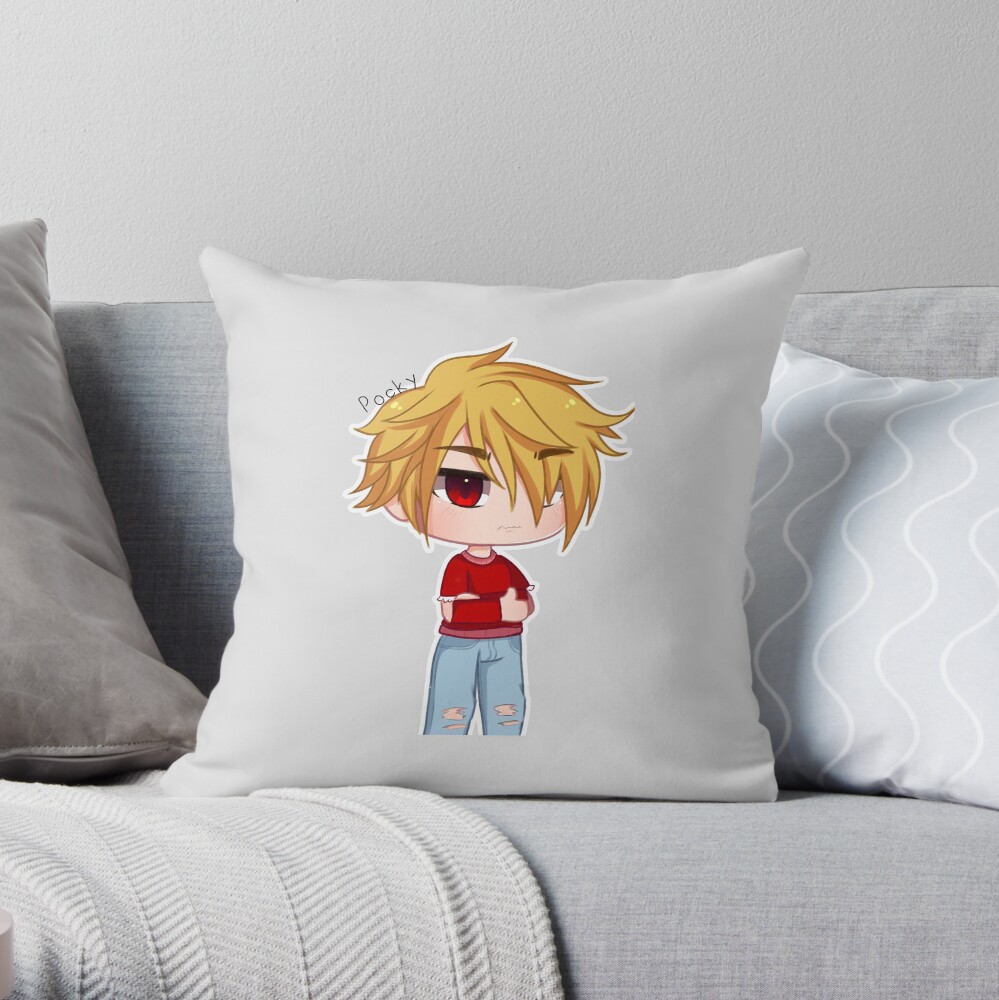 Gacha Life Boy with Blond Hair and Red Eyes Postcard for Sale by