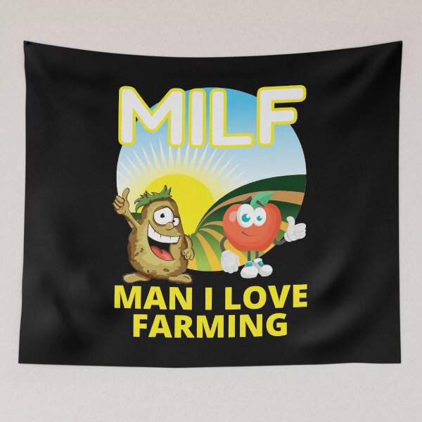 Item preview, Man I Love Farming MILF Vegan Farmer Cute Spud Potato For Farmers designed and sold by RGRamsey.