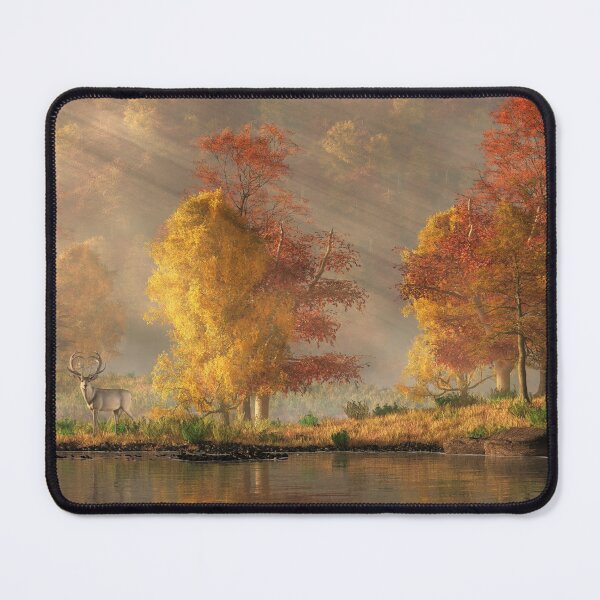 Item preview, White Hart in an Autumn Valley designed and sold by Daniel Eskridge.