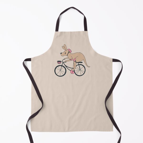 Item preview, Kangaroo Riding Bike designed and sold by Cute and Funny Animal Art Designs.